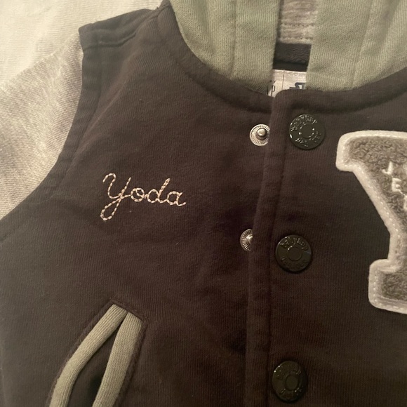 HOST PICK✨ Baby Gap Yoda Bomber Jacket 3-6M - Picture 6 of 7